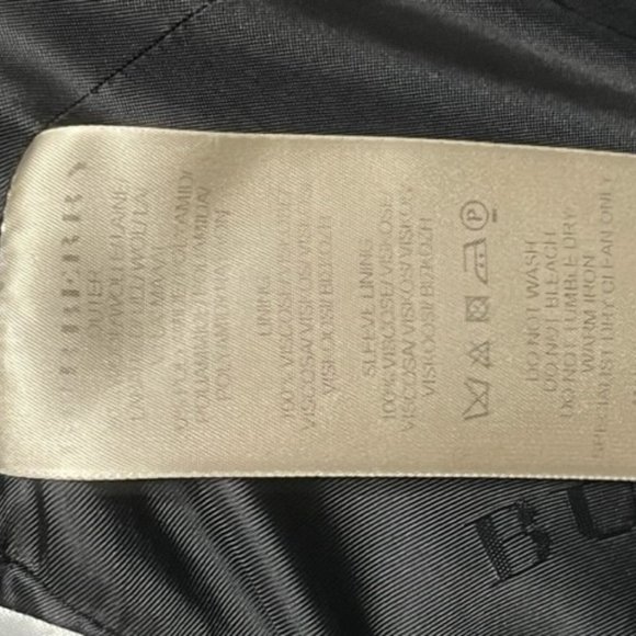 Men's Burberry Prorsum Winter Wool Coat - Black Mint Condition - Picture 13 of 16